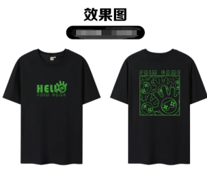 游戏公司-游戏公司文化衫定制|手势图案+品牌名设计,免费出方案 T恤定制-游戏公司文化衫定制|手势图案+品牌名设计,免费出方案